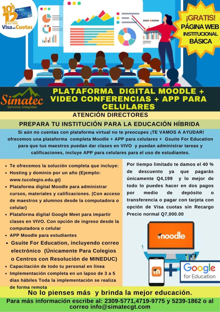 Plataformas Educativas Guatemala Moodle App Gsuite For Education👩