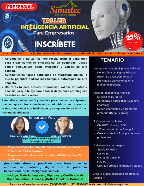 Taller Inteligencia Artificial para Empresarios